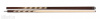Бильярдный кий для русского бильярда Ирис мастера Медведева двухсоставной, 22 запила (ипе, граб)